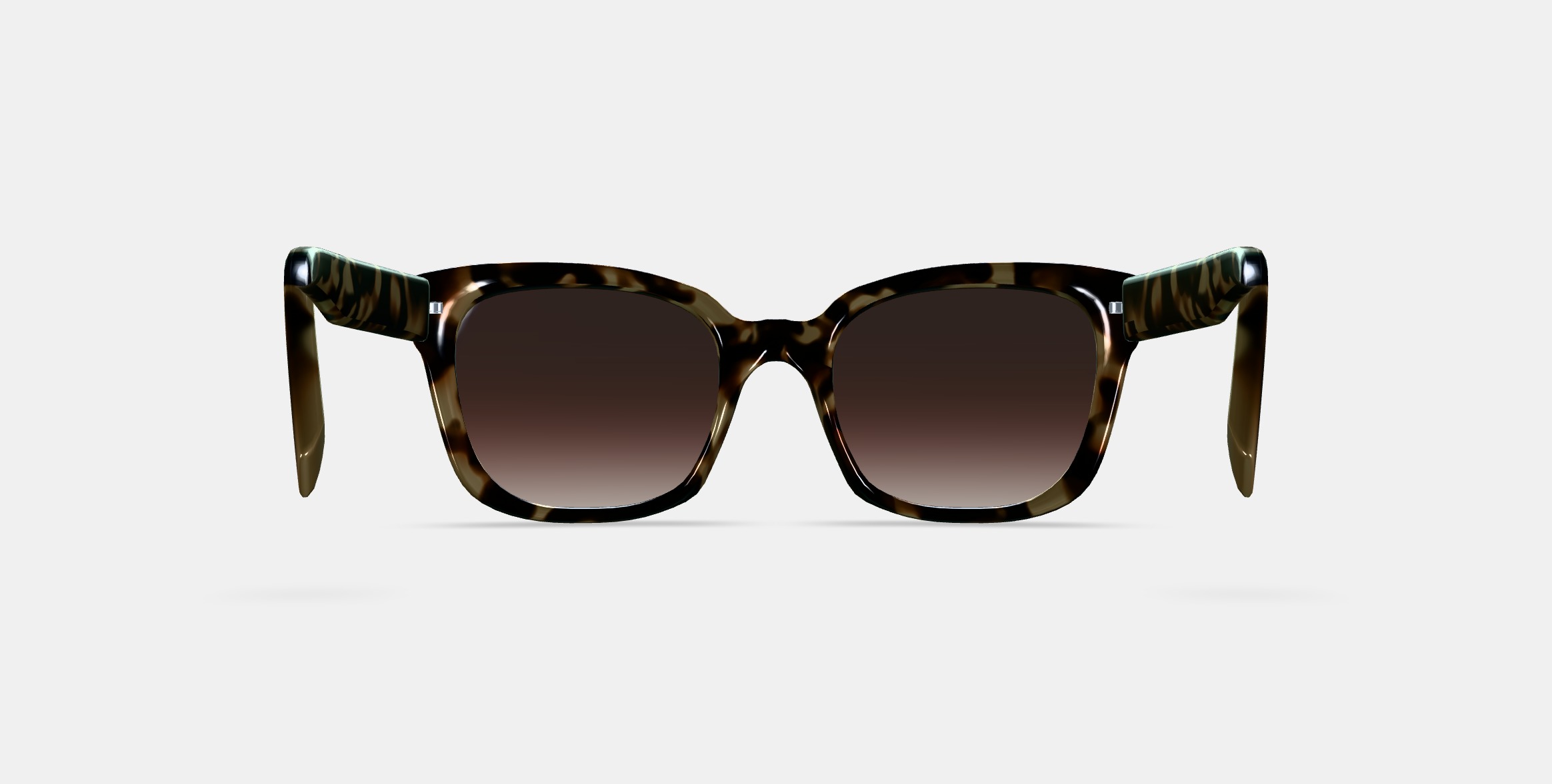Aubrey Sunglasses in Marzipan Tortoise 3D model_15