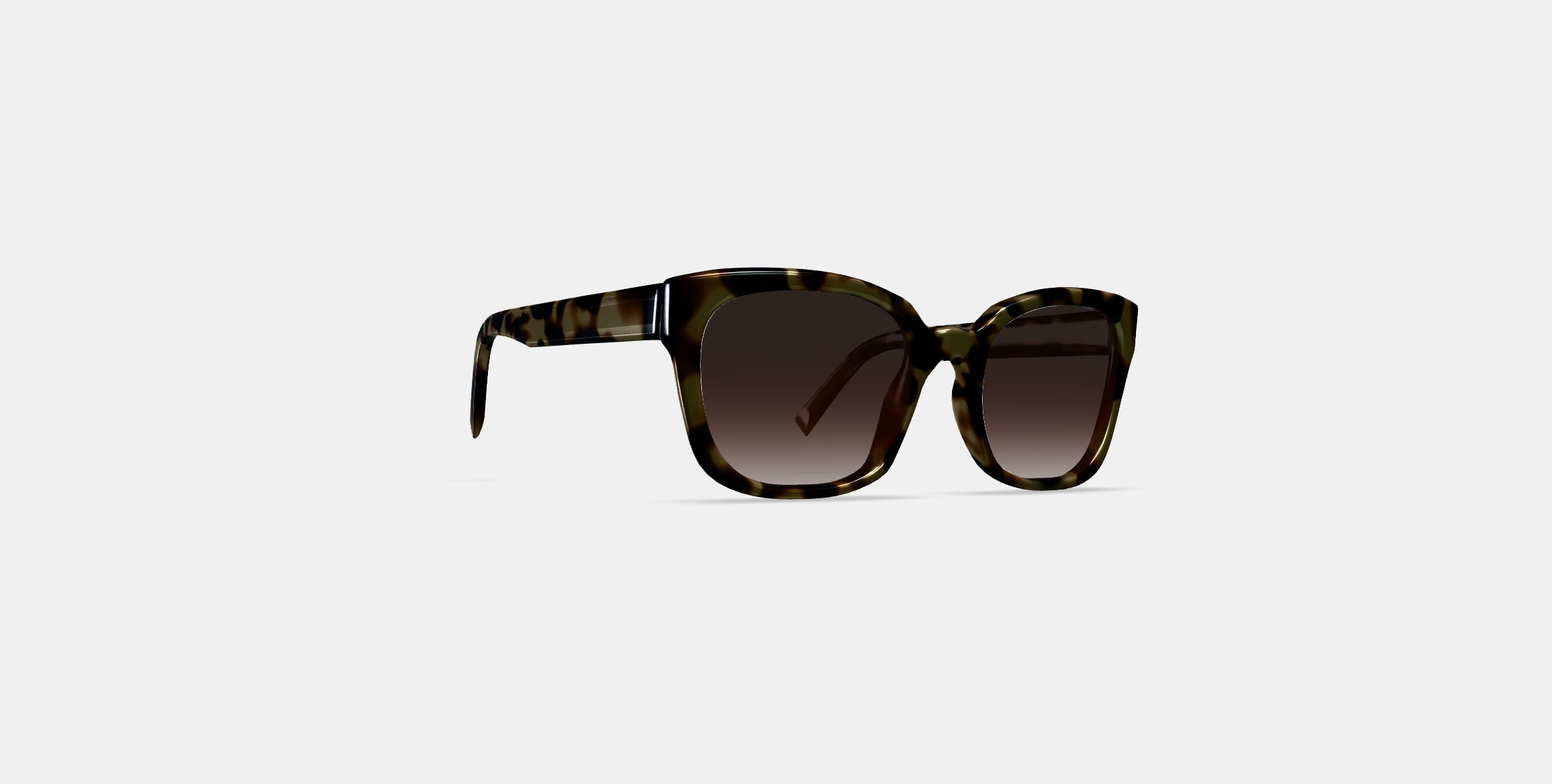 Aubrey Sunglasses in Marzipan Tortoise 3D model_2