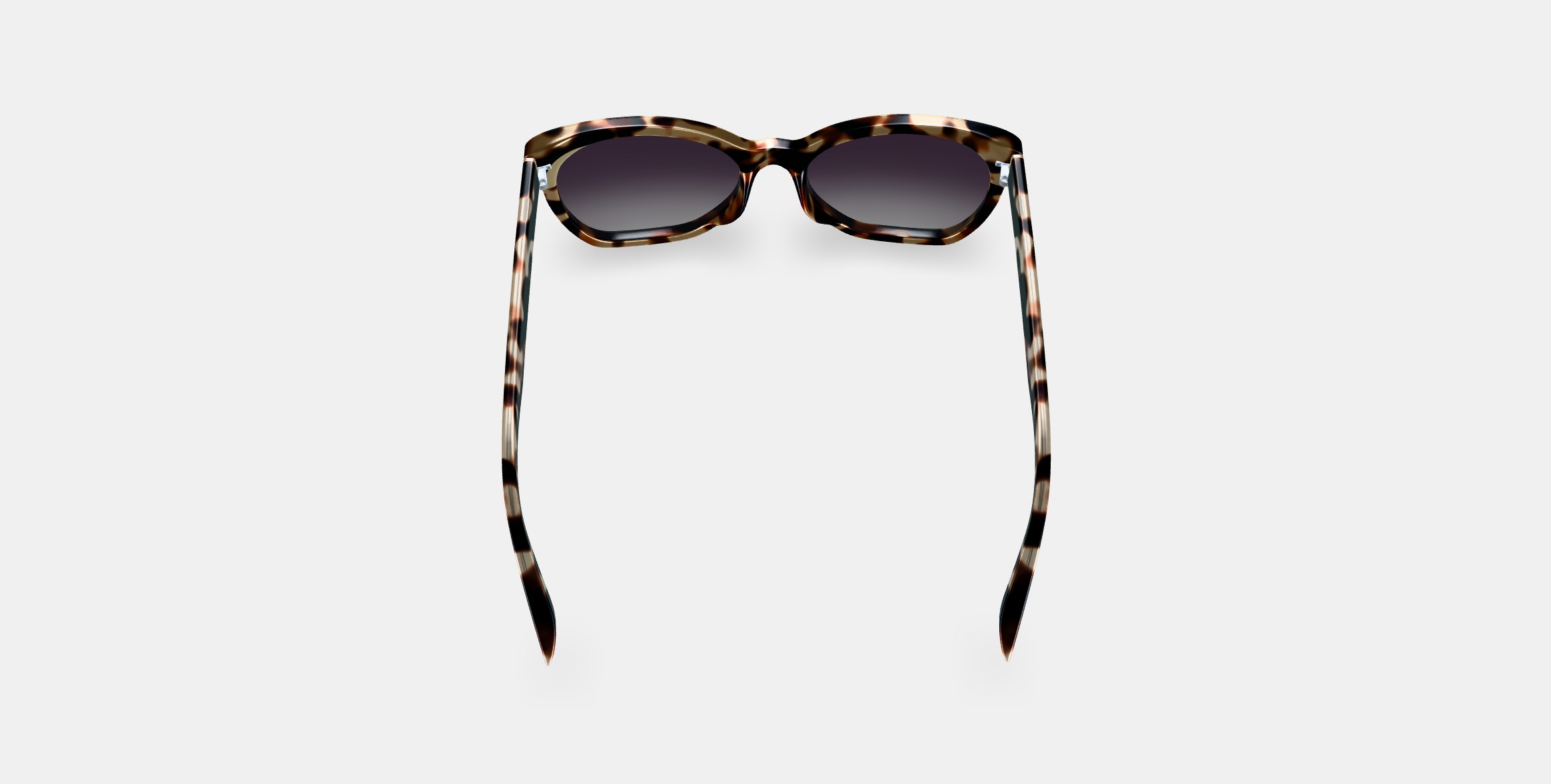 Rhea Sunglasses in Truffle Tortoise 3D model_3