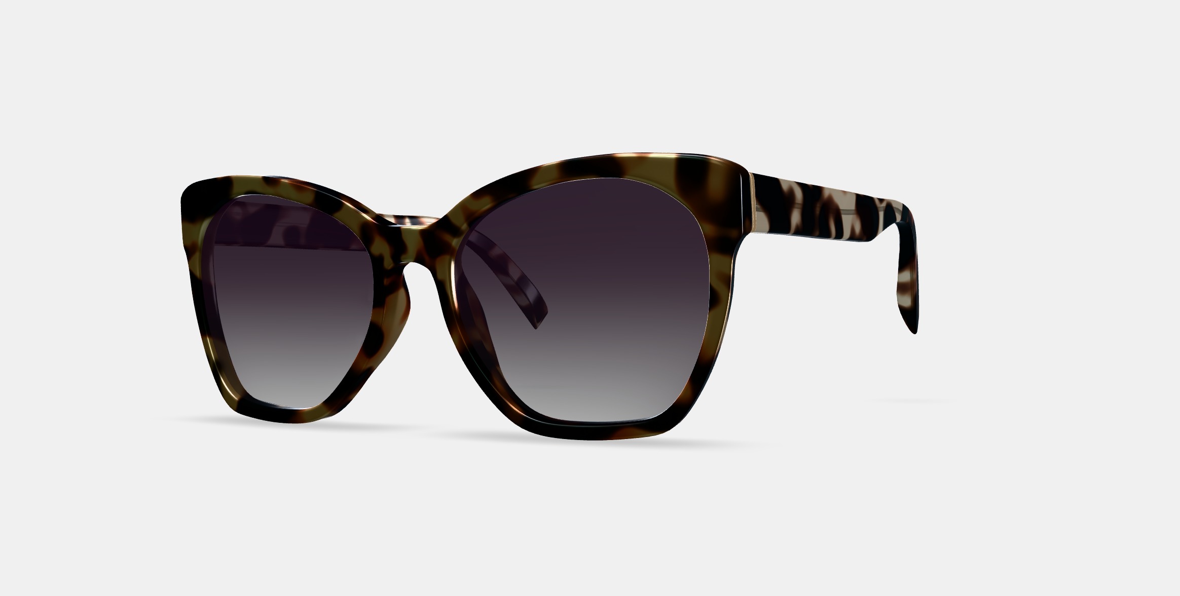 Rhea Sunglasses in Truffle Tortoise 3D model_13
