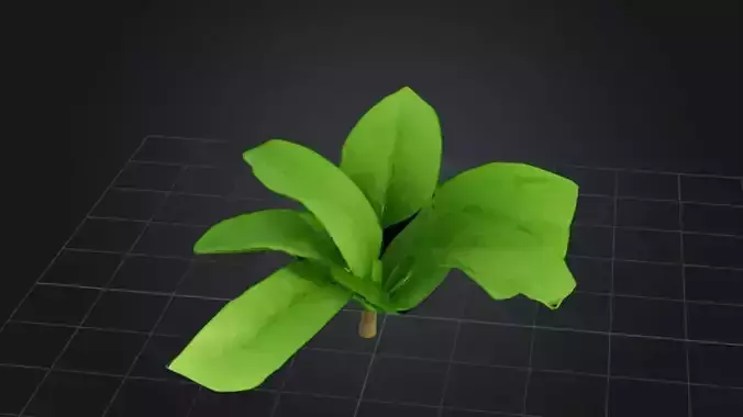 Green Oasis 3D Game Ready Model