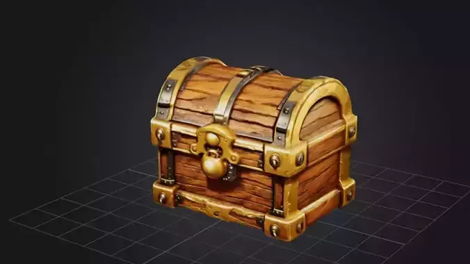 Golden Treasure Chest