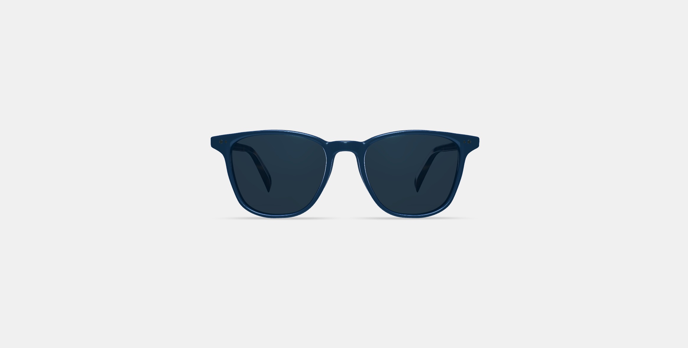Dawson Sunglasses in Azure Crystal with Oak Barrel 3D model_10