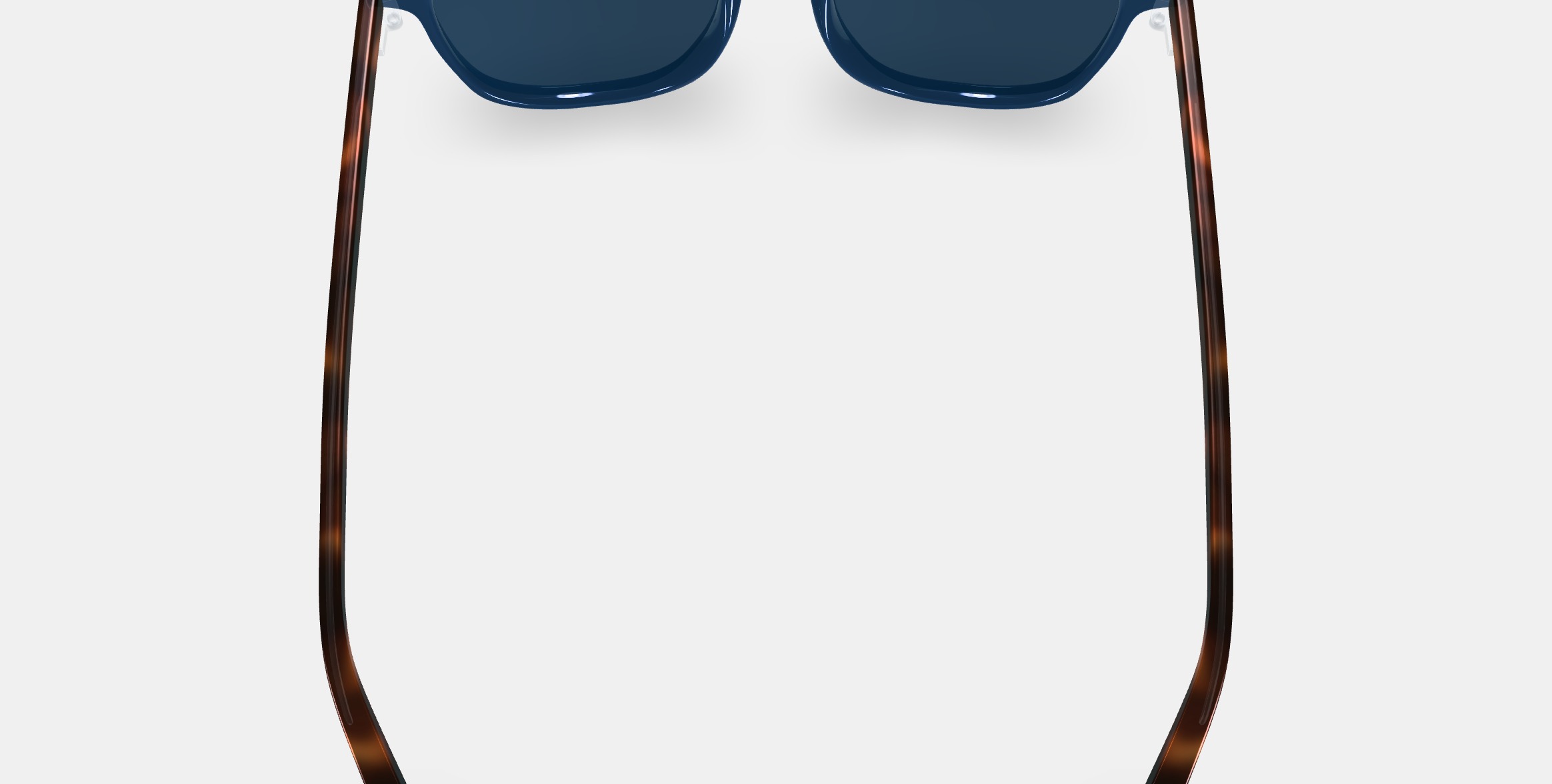 Dawson Sunglasses in Azure Crystal with Oak Barrel 3D model_4