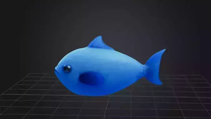 Blue Fish 3D model