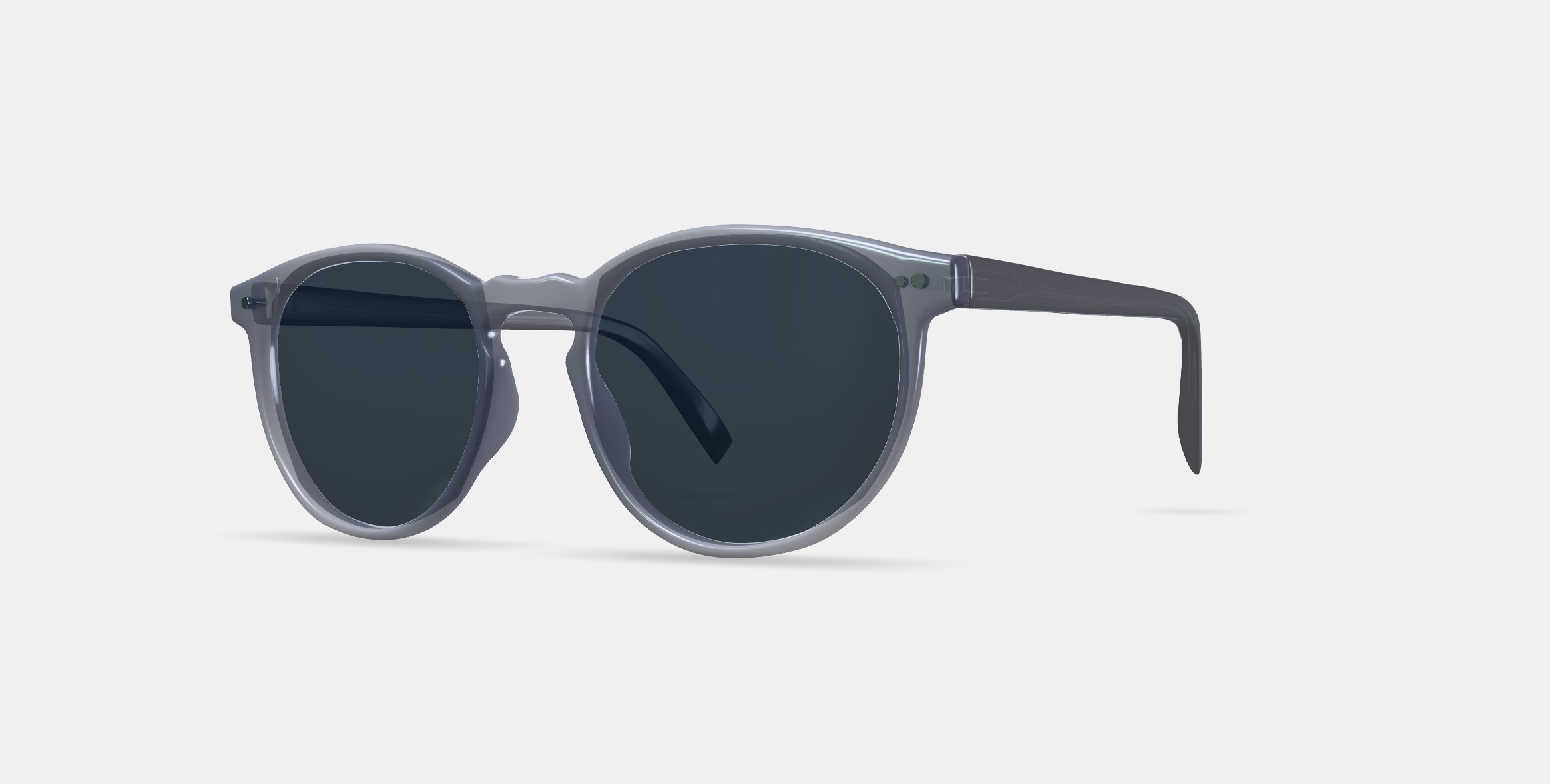 Biren Sunglasses in Dove Grey 3D model_13