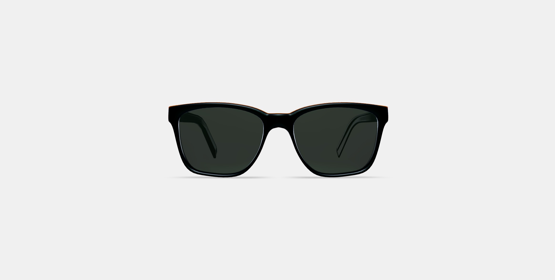 Barkley Low Bridge Fit Sunglasses in Black Matte Eclipse 3D model_10