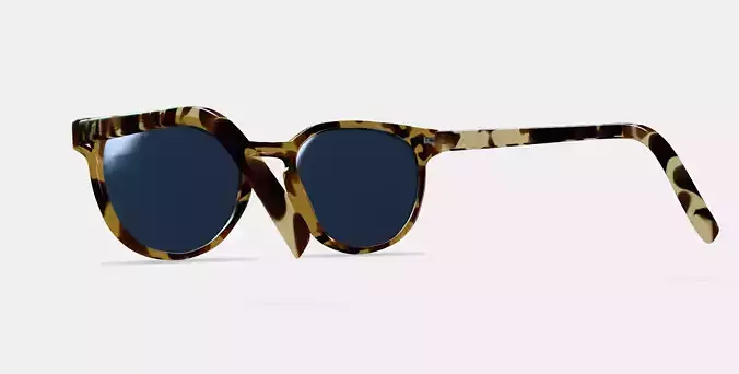 Wright Low Bridge Fit Sunglasses in Walnut Tortoise