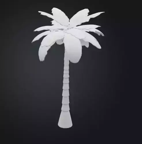 3D printable palm tree model 3D print model
