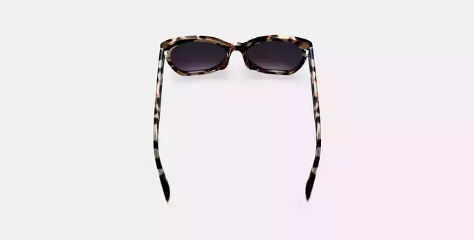 Rhea Low Bridge Fit Sunglasses in Truffle Tortoise