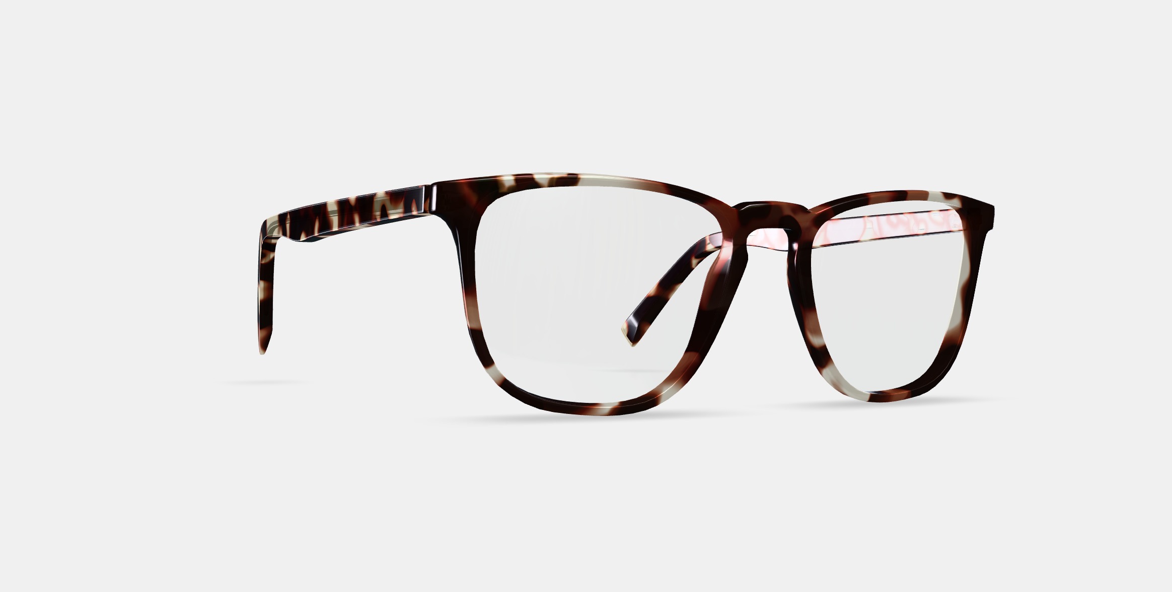 Vaughan Eyeglasses in Burnt Lemon Tortoise 3D model_9