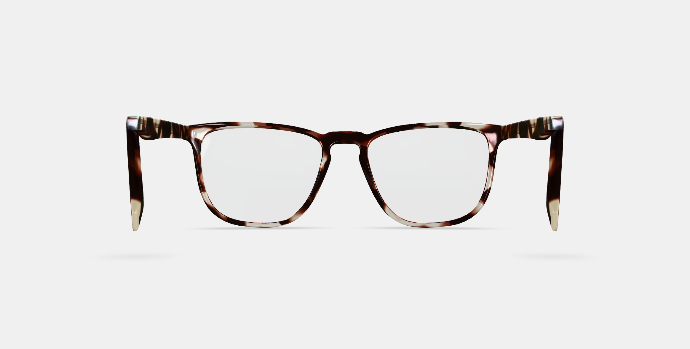Vaughan Eyeglasses in Burnt Lemon Tortoise 3D model_15