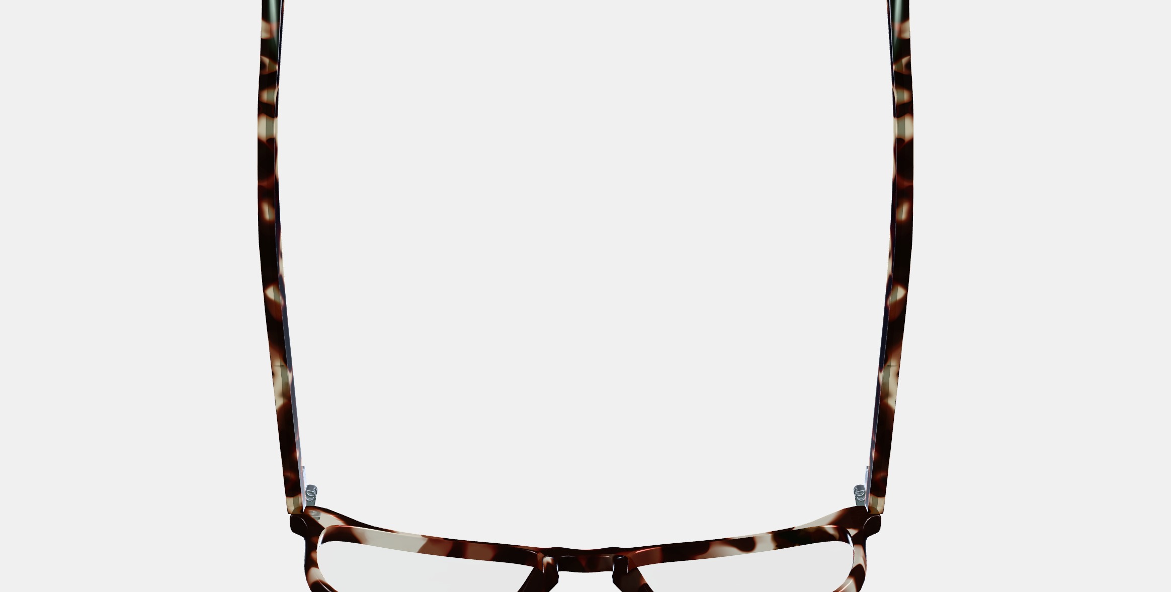 Vaughan Eyeglasses in Burnt Lemon Tortoise 3D model_8