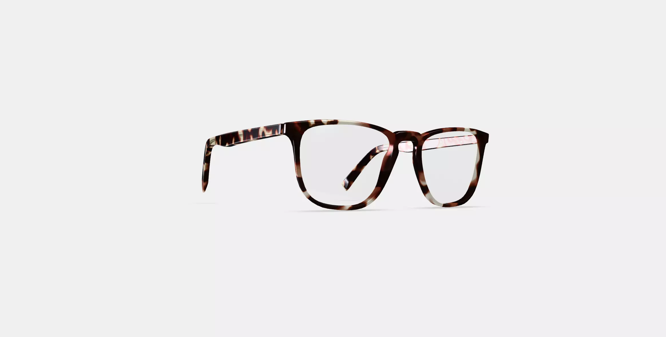 Vaughan Eyeglasses in Burnt Lemon Tortoise 3D model_0
