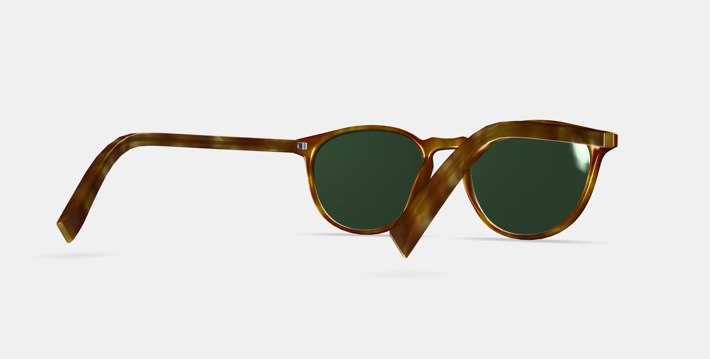 Butler Sunglasses in Butterscotch Tortoise 3D model_7