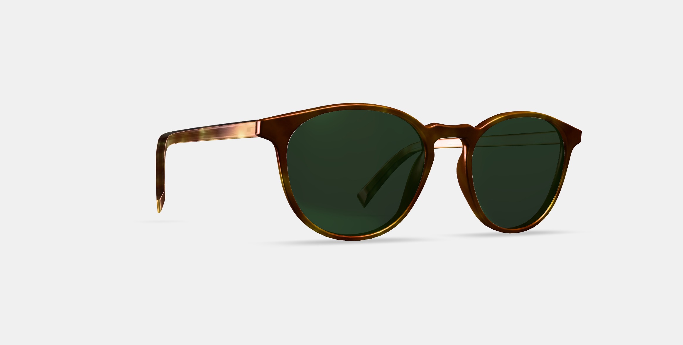 Butler Sunglasses in Butterscotch Tortoise 3D model_9
