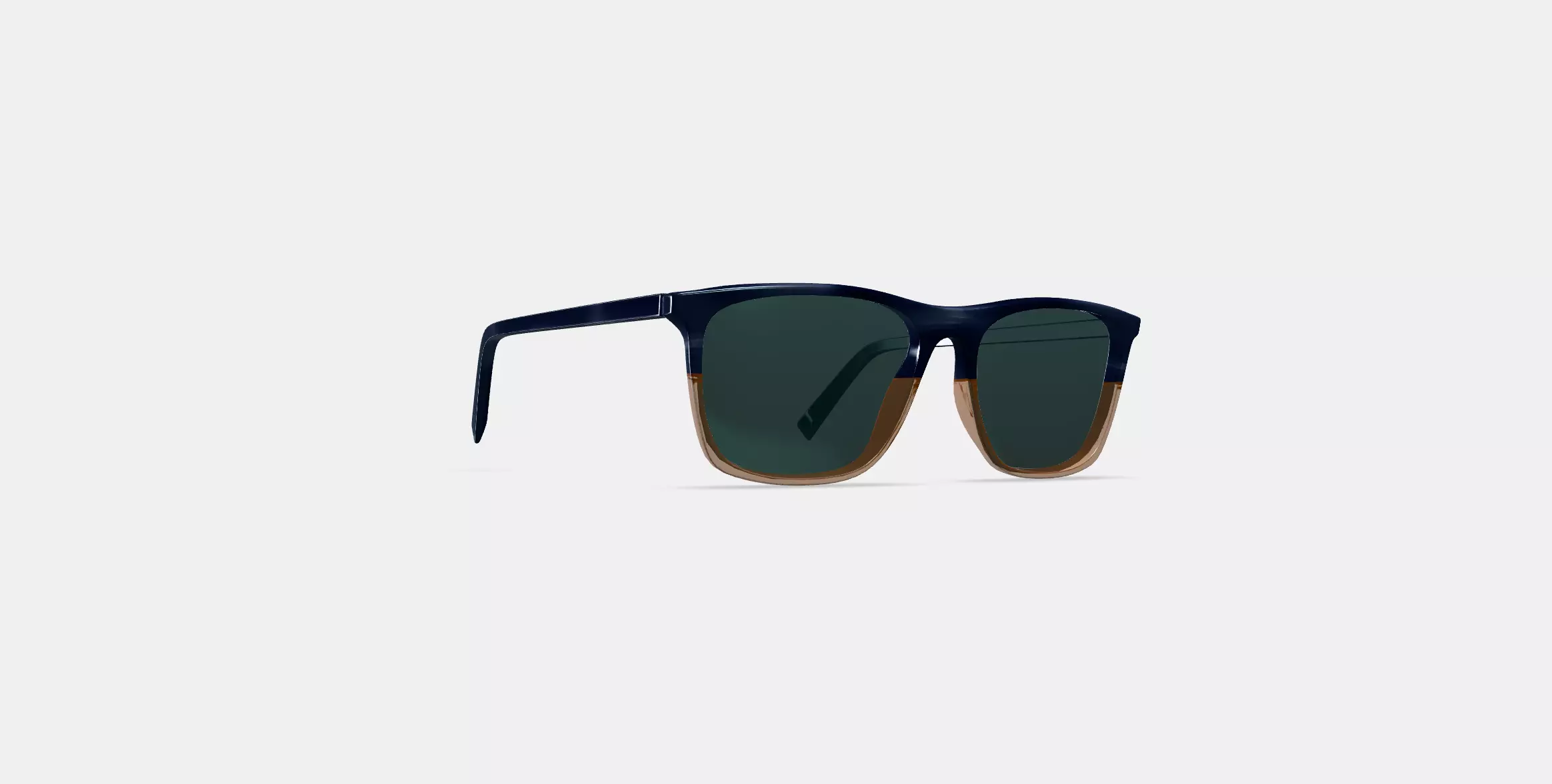 Fletcher Sunglasses in Antique Shale Fade 3D model