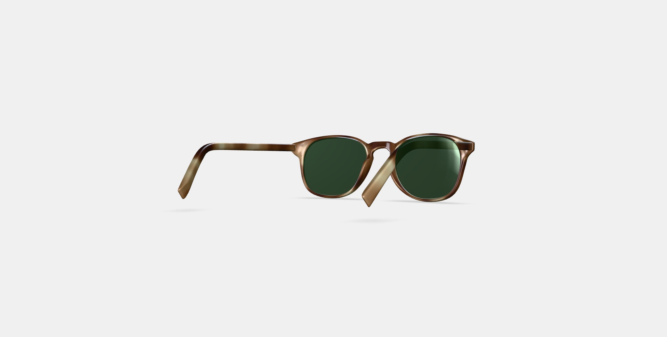 Downing Sunglasses in English Oak Matte 3D model_4