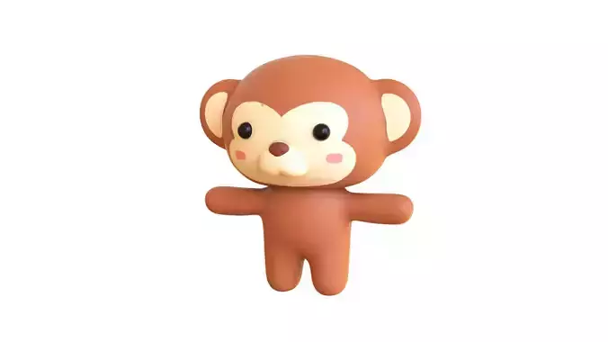 Character008 Chubby Monkey