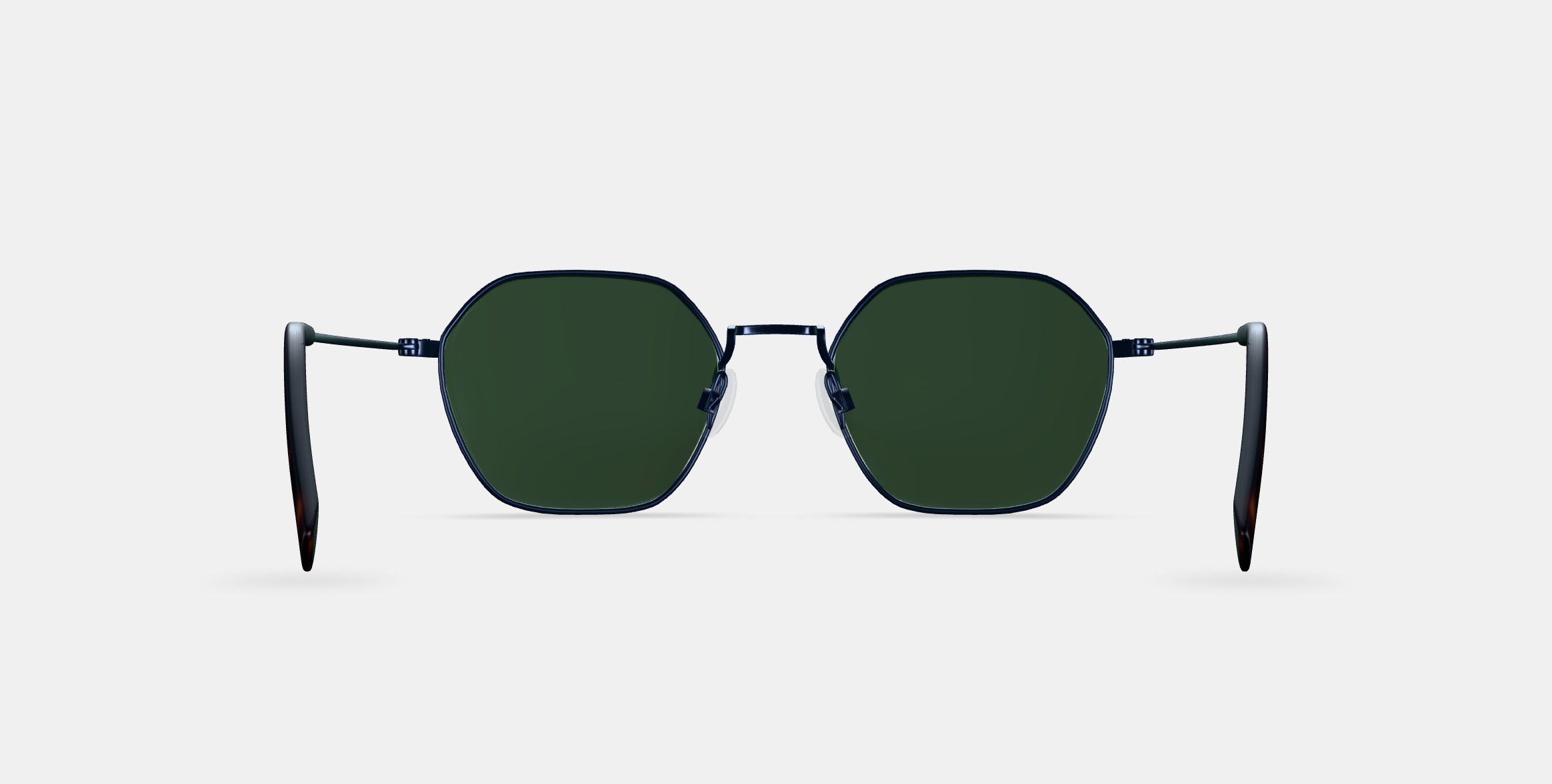 Keiko Sunglasses in Brushed Ink 3D model_15
