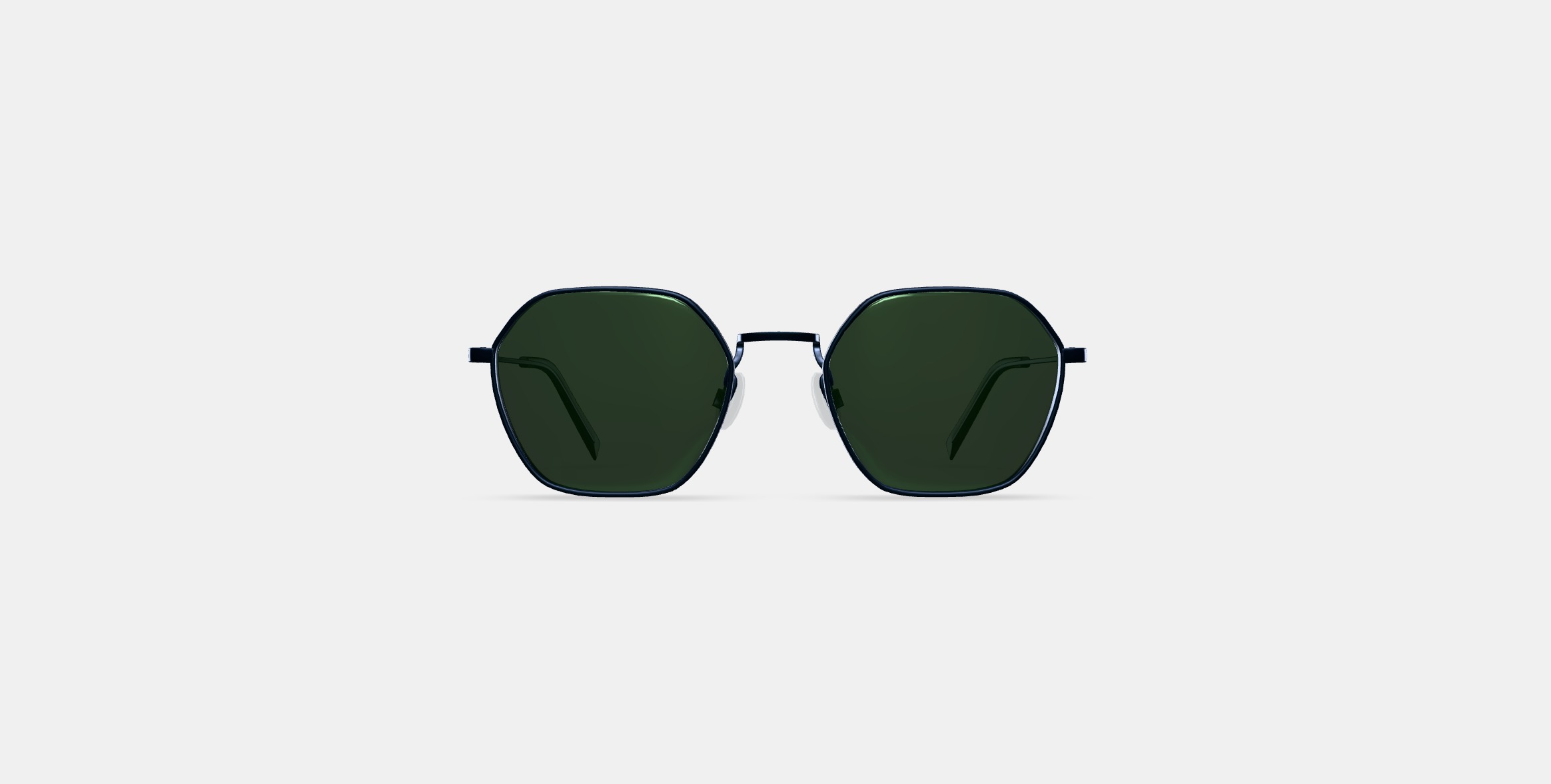 Keiko Sunglasses in Brushed Ink 3D model_10