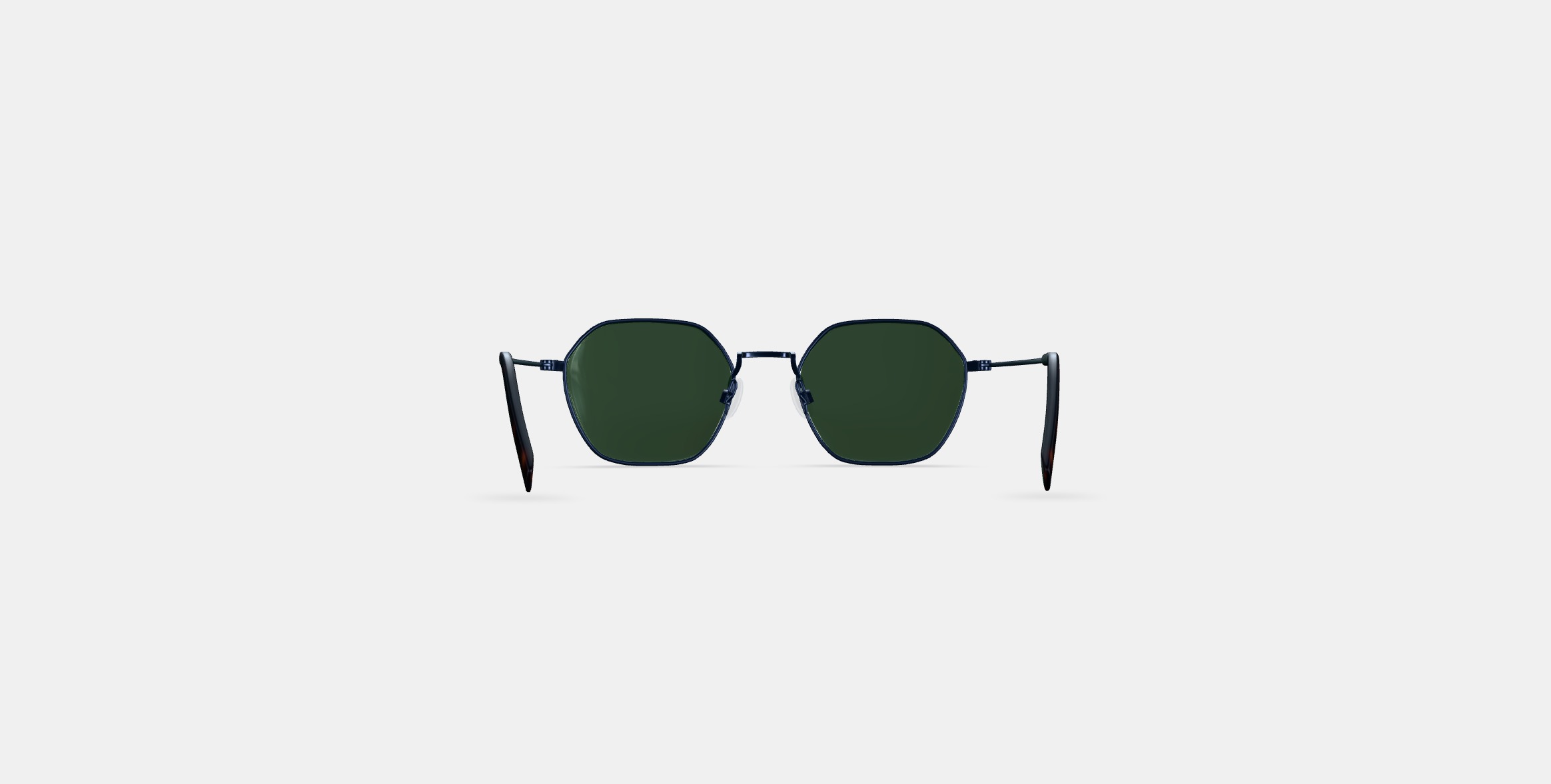 Keiko Sunglasses in Brushed Ink 3D model_14