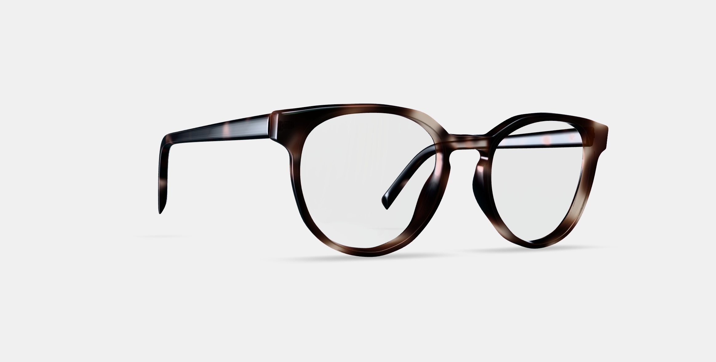 Wright Eyeglasses in Cognac Tortoise 3D model_9