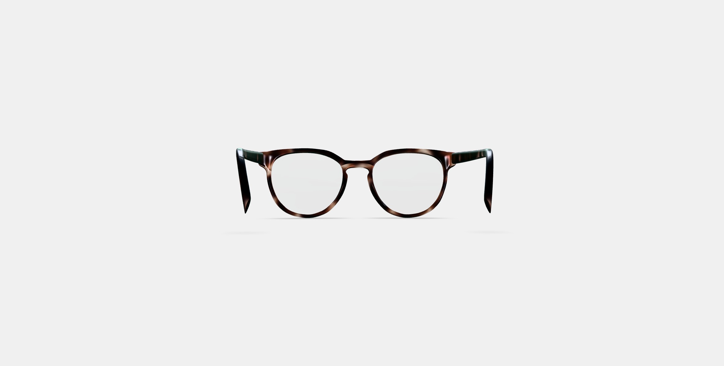 Wright Eyeglasses in Cognac Tortoise 3D model_14