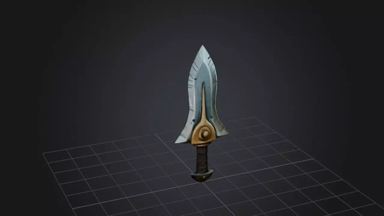 Blade of Valor 3D model_0