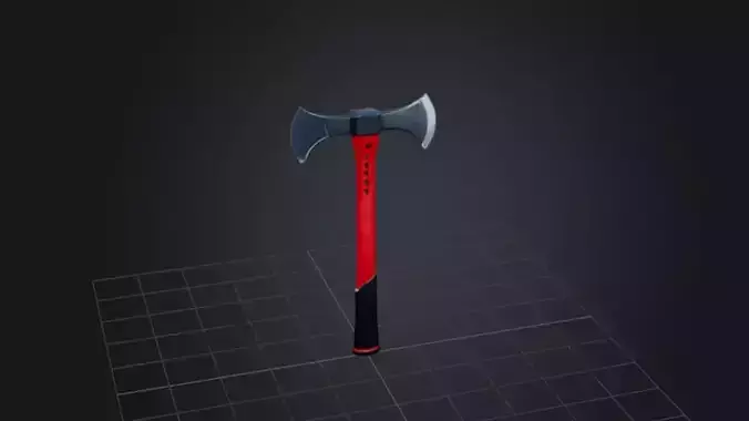 Battle axe   3D Game Ready Model