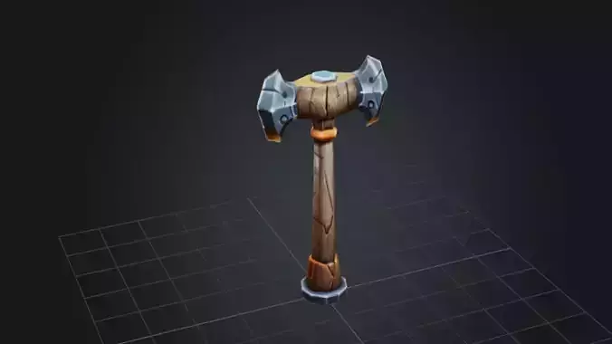 Stylized Hammer Axe 