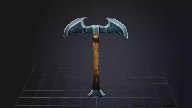 Double Edged Battle Axe