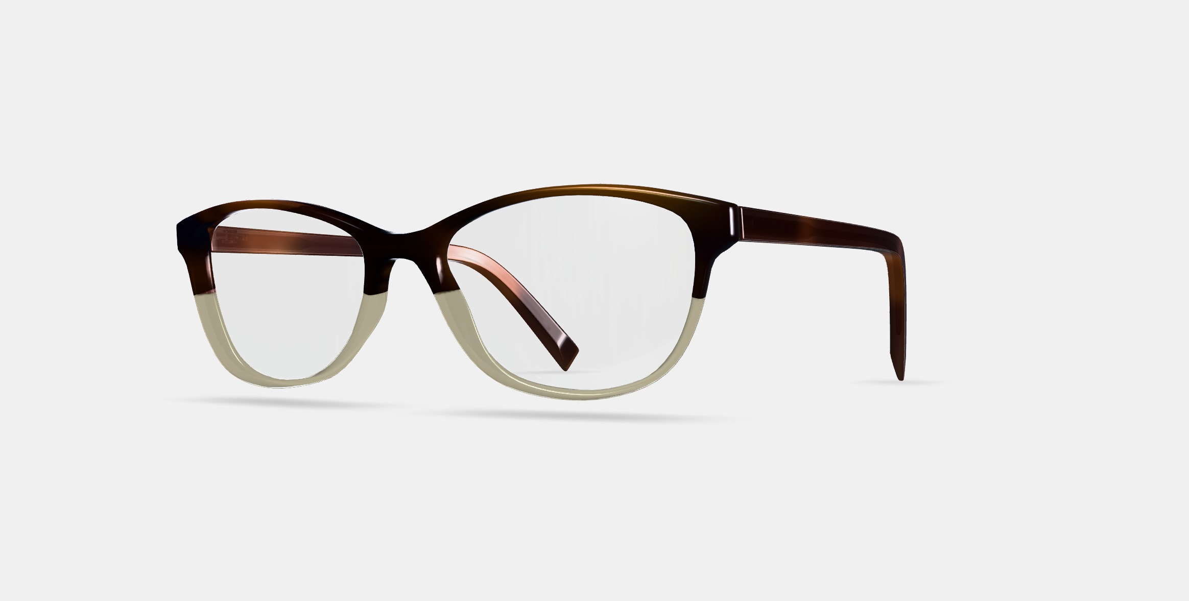 Daisy Eyeglasses in Tea Rose Fade 3D model_13