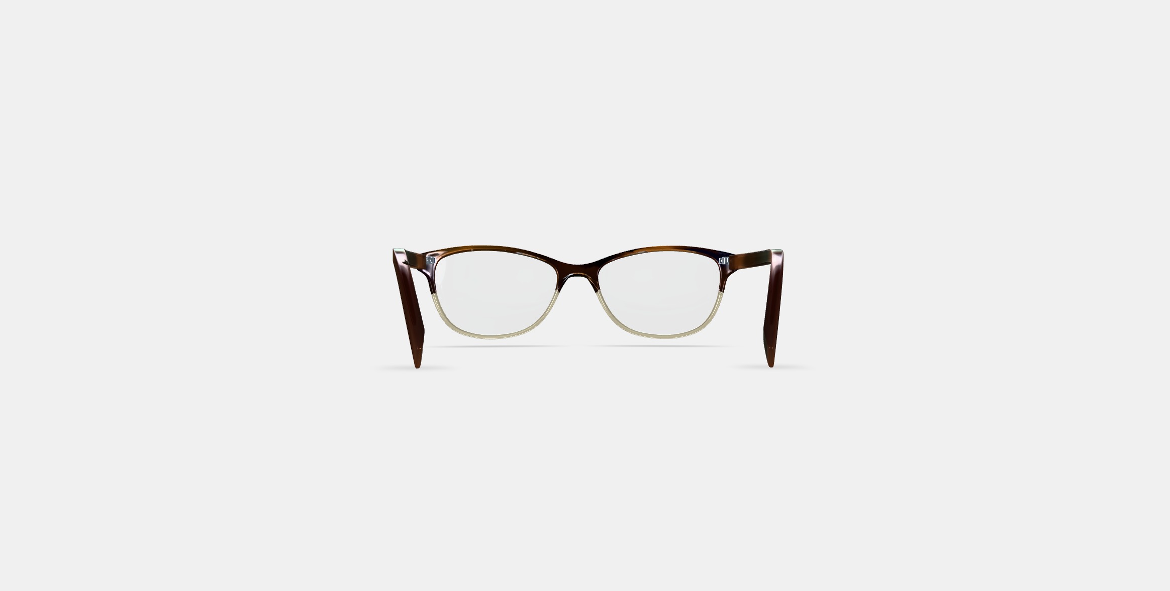 Daisy Eyeglasses in Tea Rose Fade 3D model_14