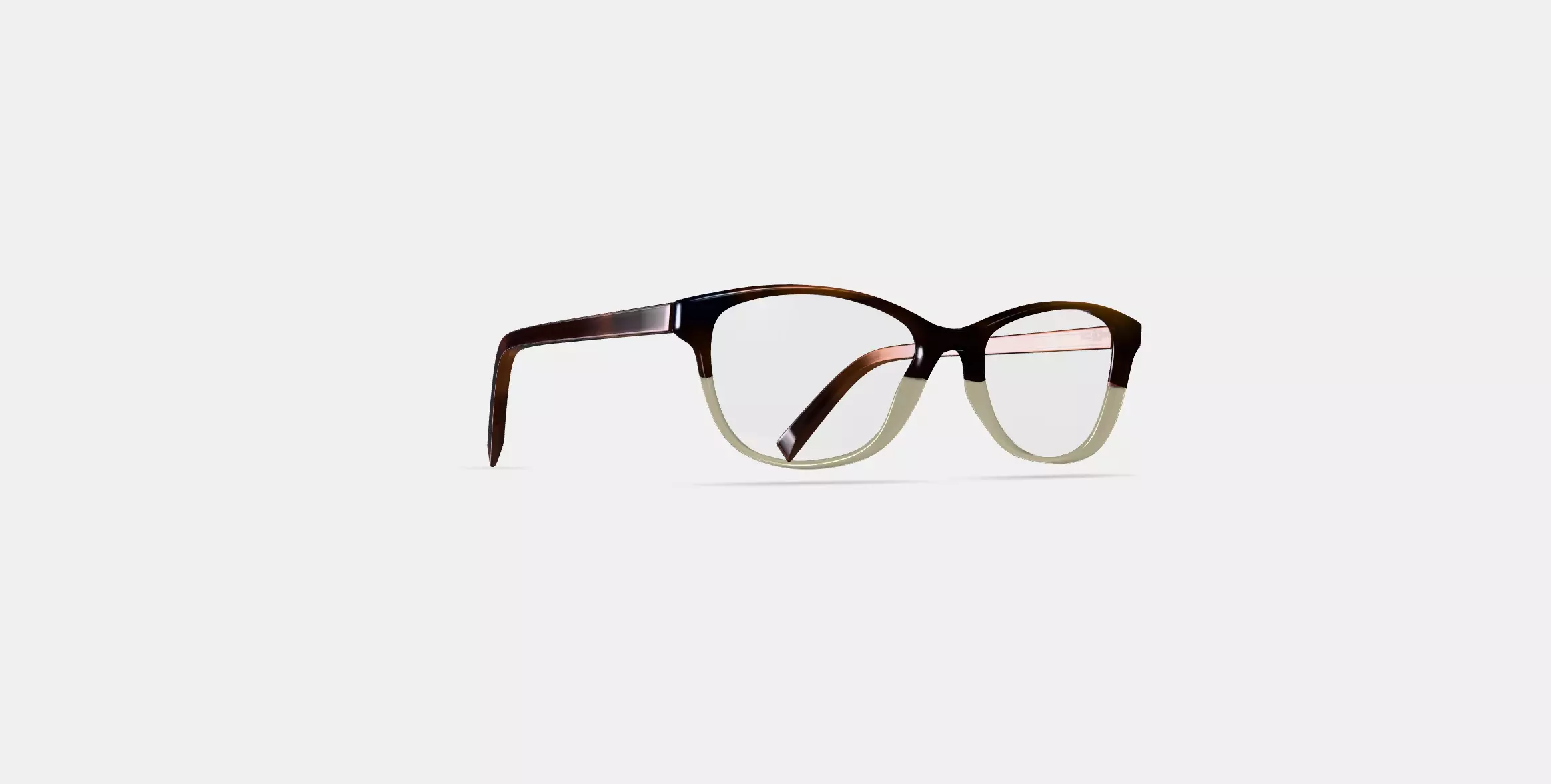 Daisy Eyeglasses in Tea Rose Fade 3D model_0