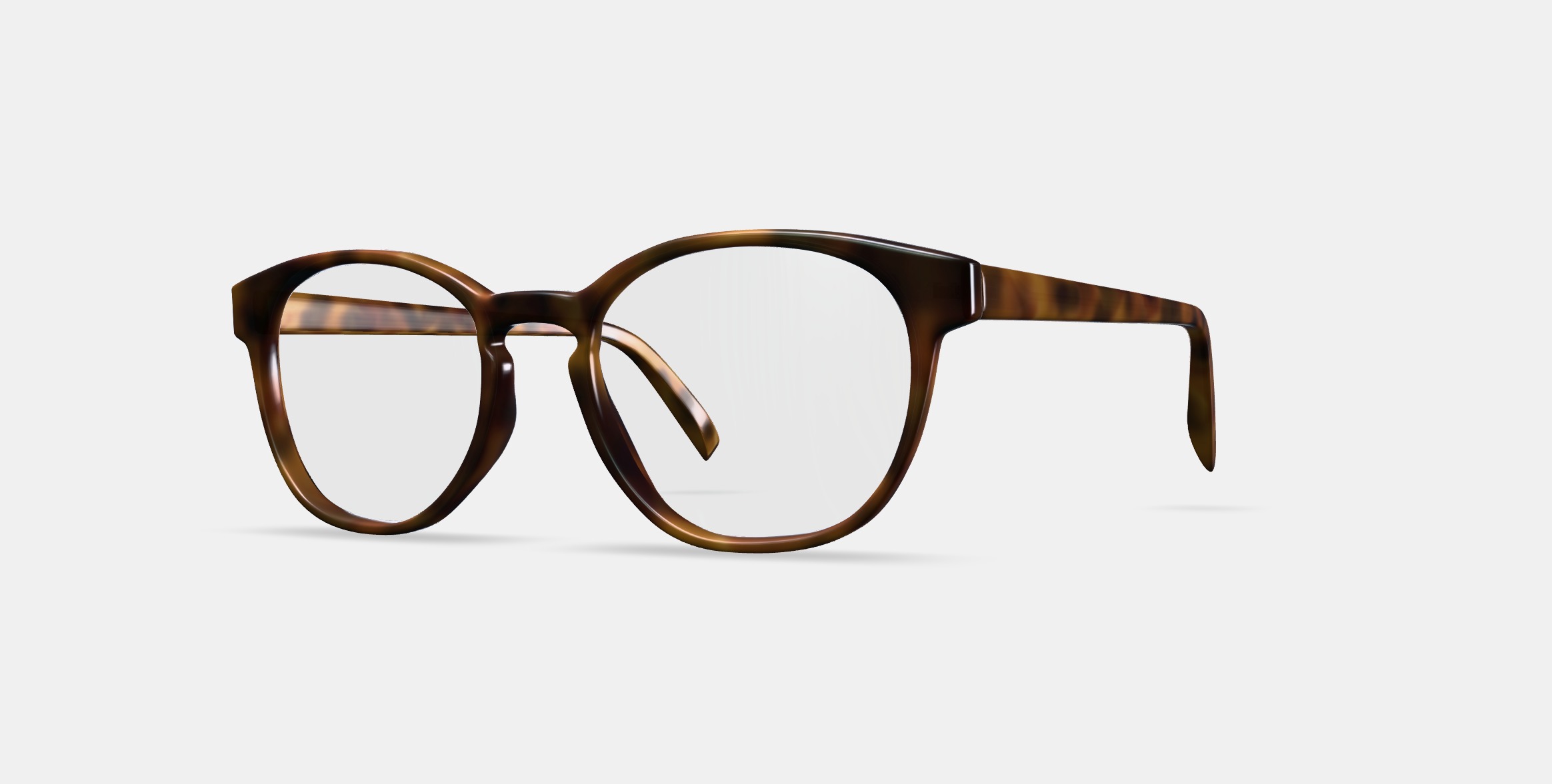 Abner Eyeglasses in Woodgrain Tortoise 3D model_13