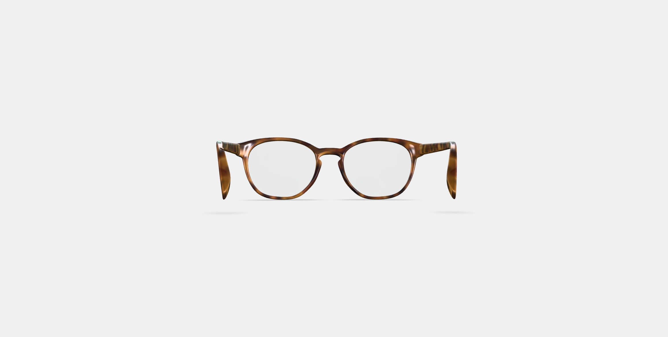 Abner Eyeglasses in Woodgrain Tortoise 3D model_14