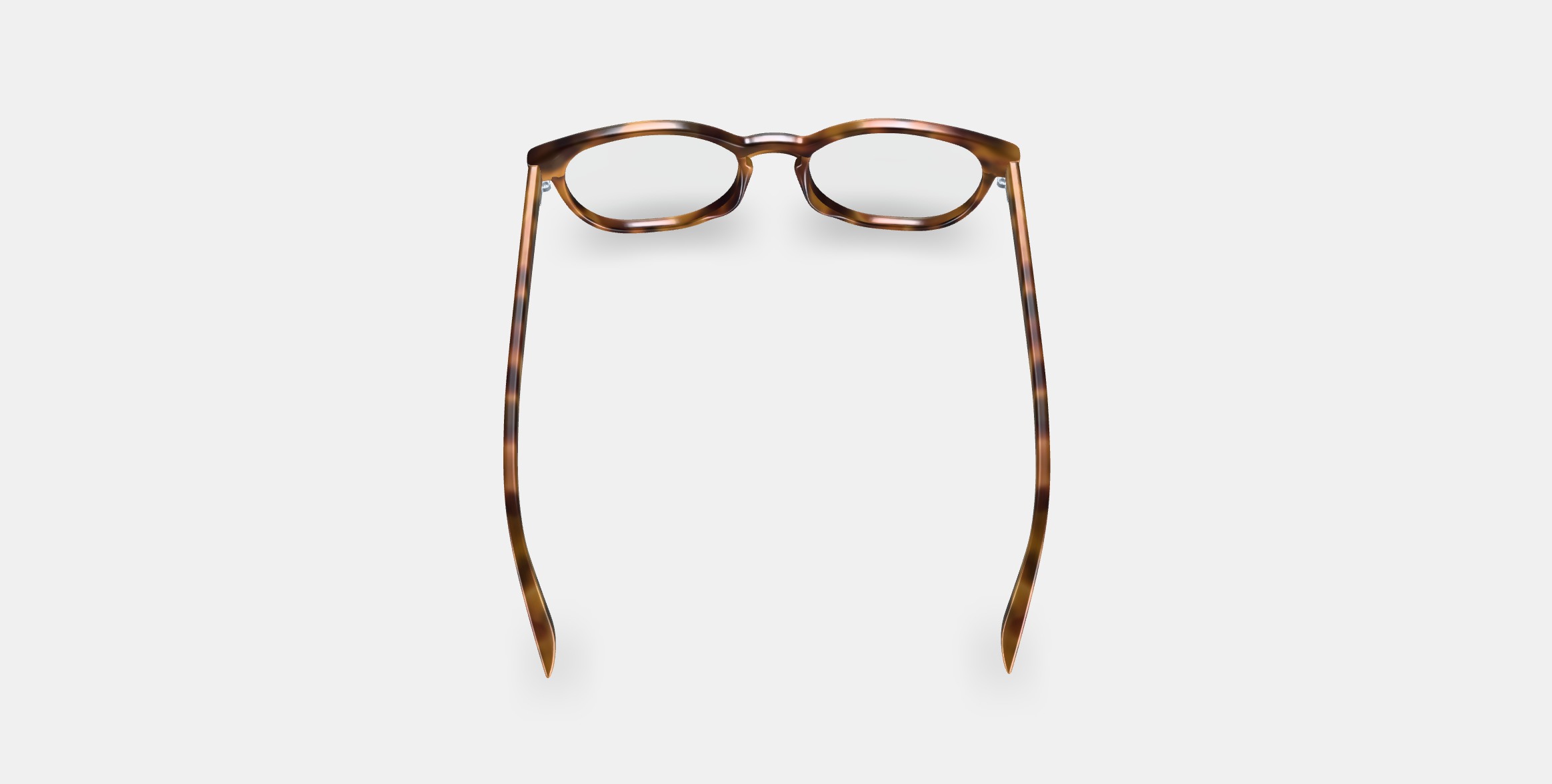 Abner Eyeglasses in Woodgrain Tortoise 3D model_3