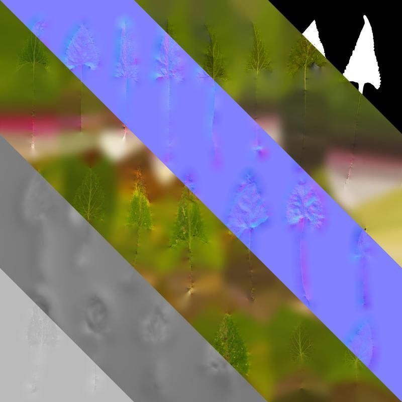 Anydrafts Viola philippica Leaf 01 Texture_8