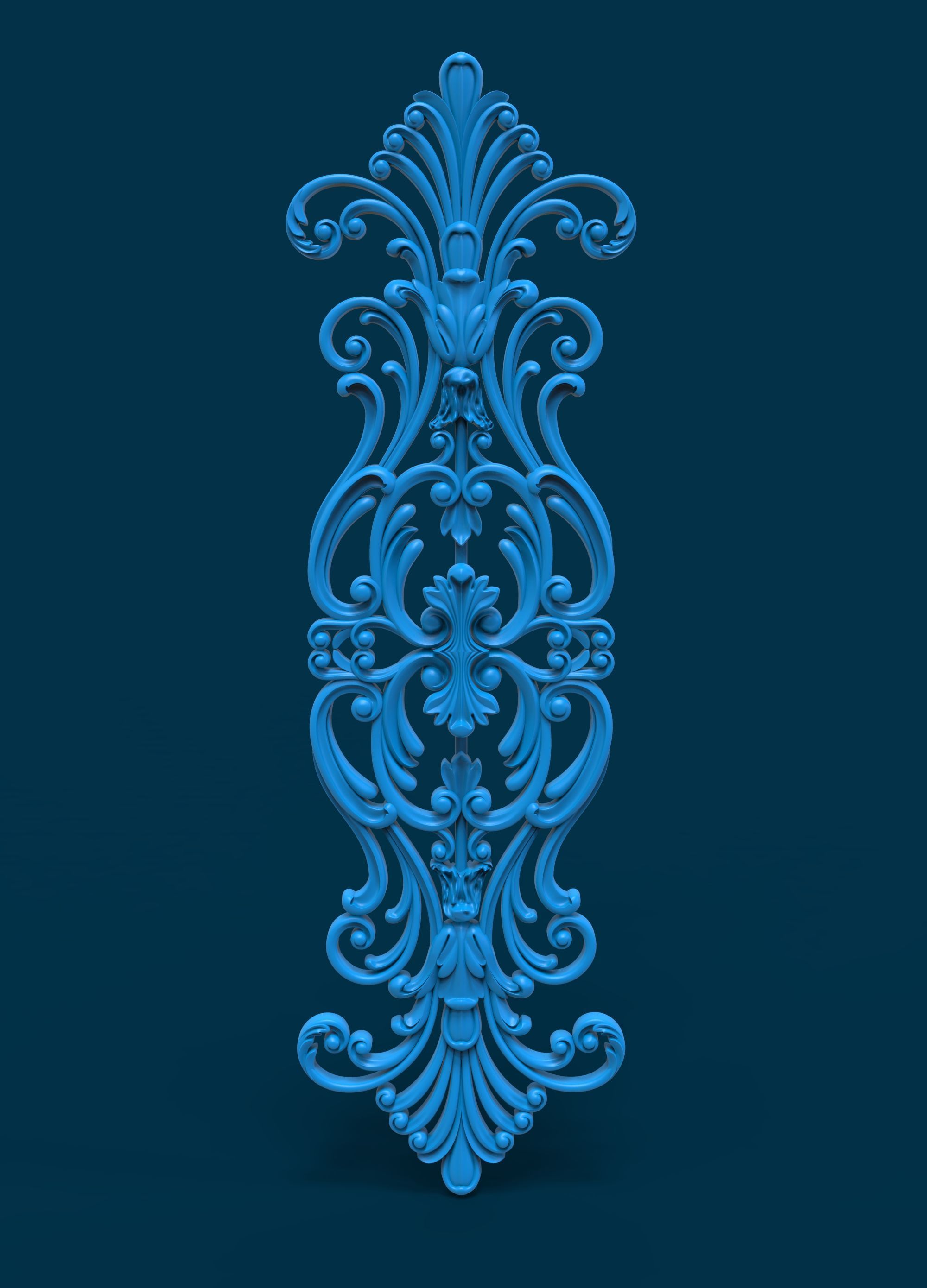 Carving decoration 3D print model_4