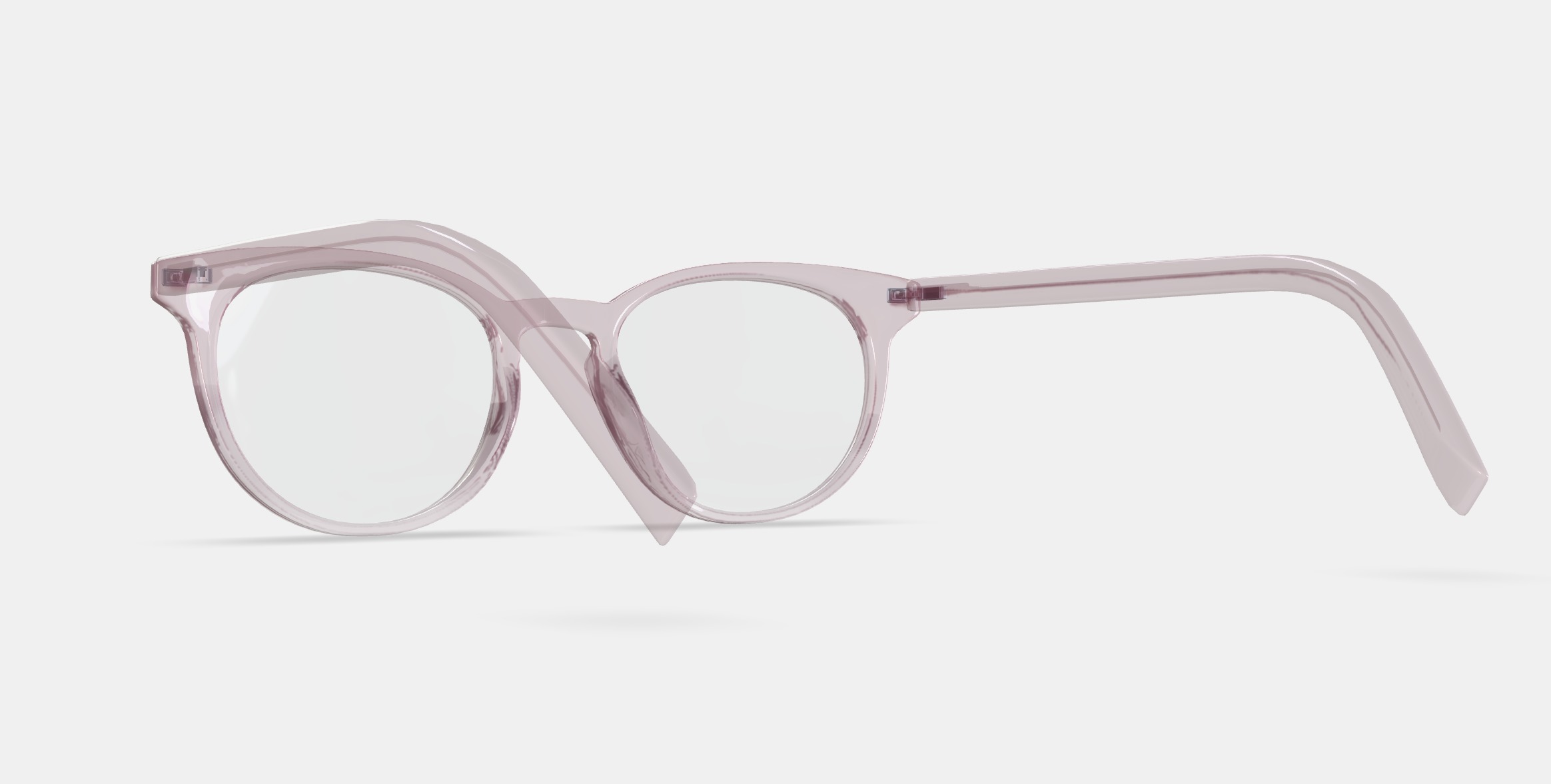 Sadie Eyeglasses in Cherry Blossom Fade 3D model_2