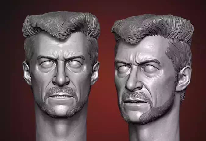 Hugh Jackman - Wolverine Head  - Deadpool And Wolverine