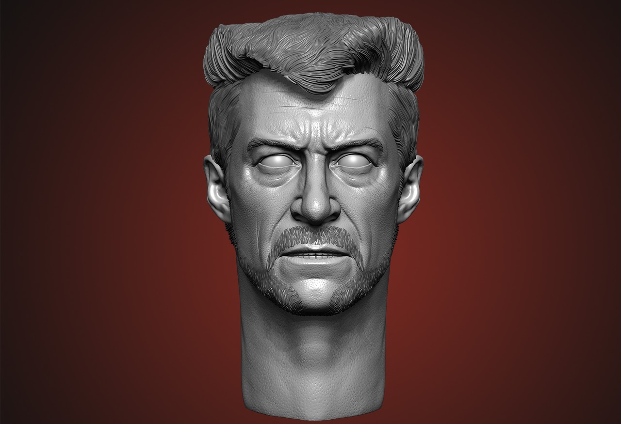 Hugh Jackman - Wolverine Head  - Deadpool And Wolverine 3D print model_2