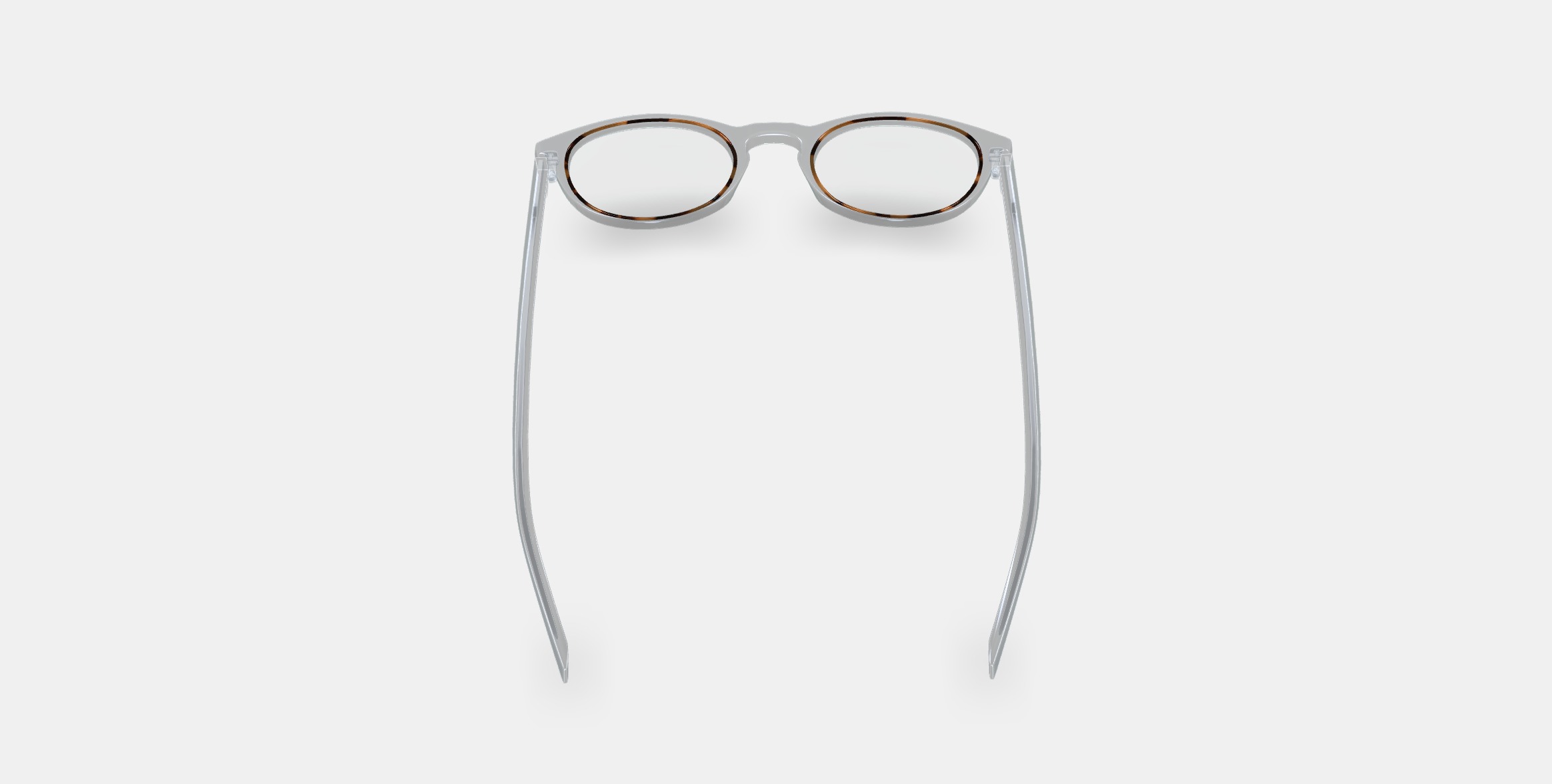 Haskell Eyeglasses in Crystal with Maple 3D model_2