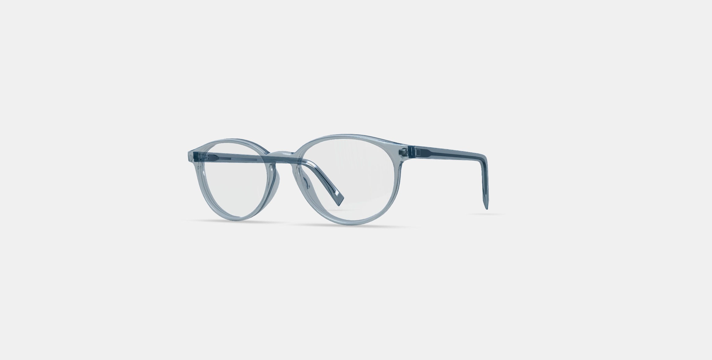 Watts Eyeglasses in Pacific Crystal 3D model_12