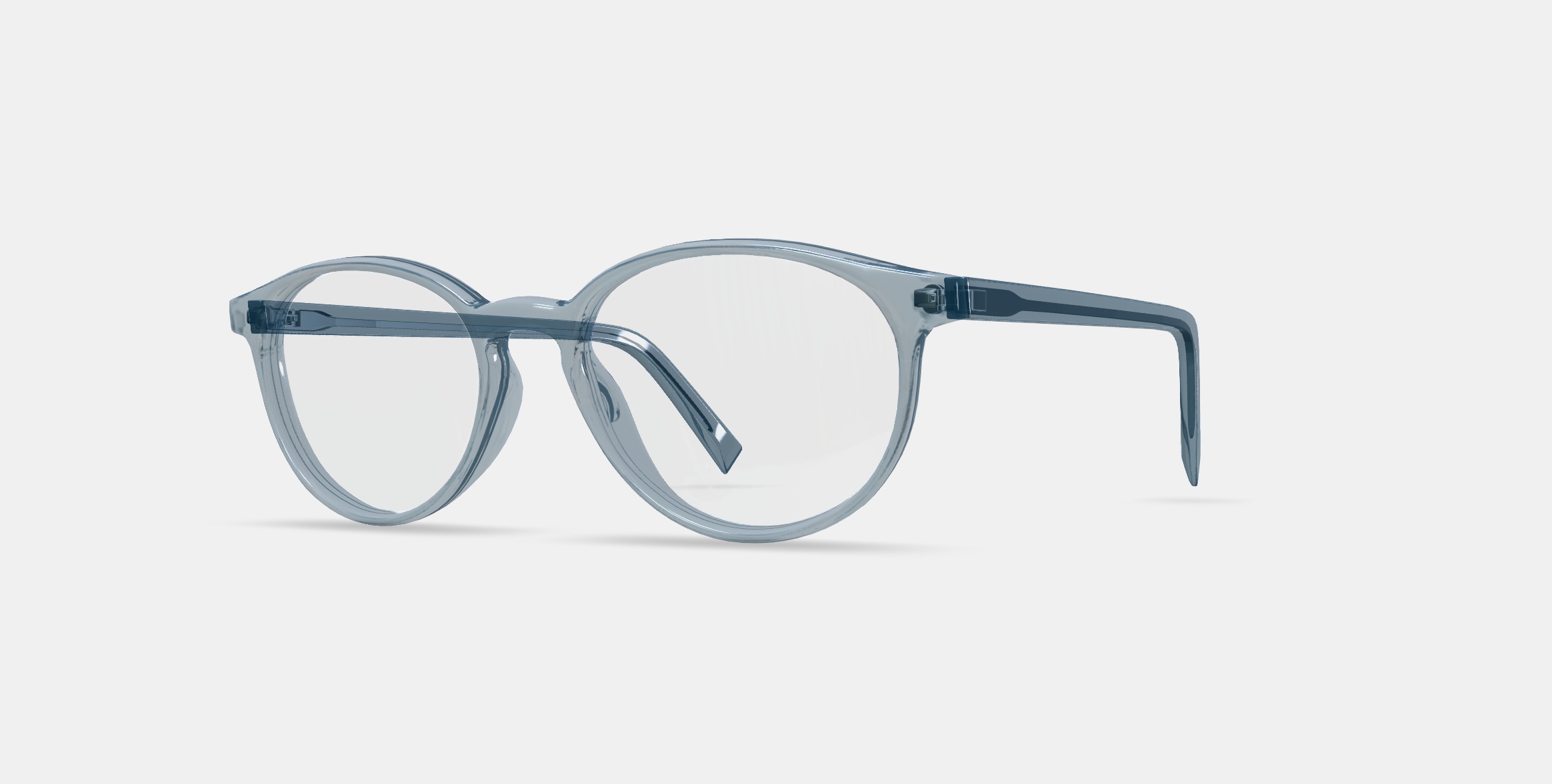 Watts Eyeglasses in Pacific Crystal 3D model_13