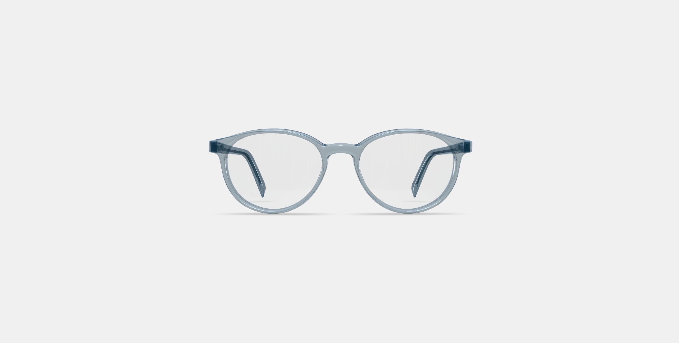 Watts Eyeglasses in Pacific Crystal 3D model_10