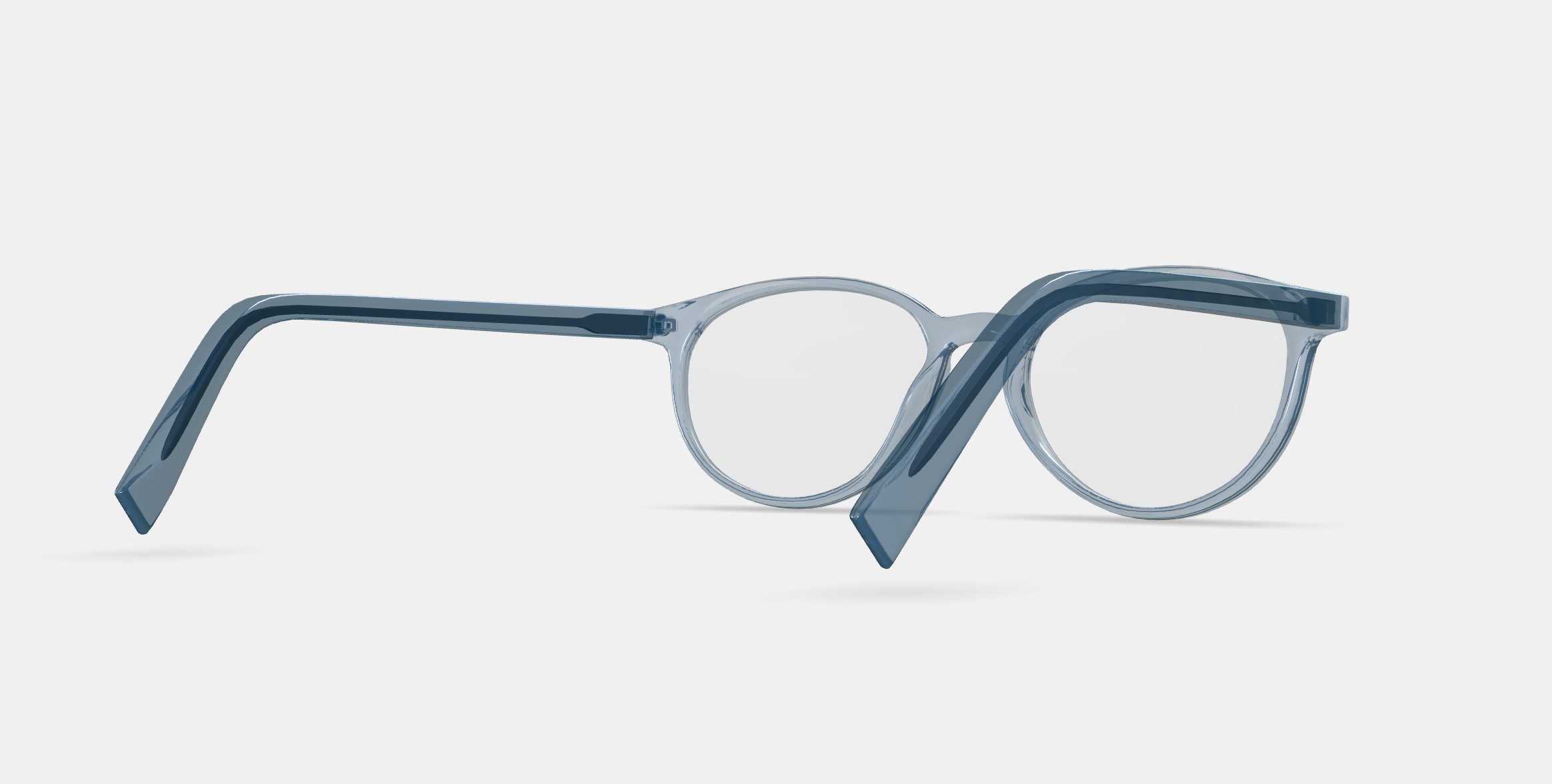 Watts Eyeglasses in Pacific Crystal 3D model_6
