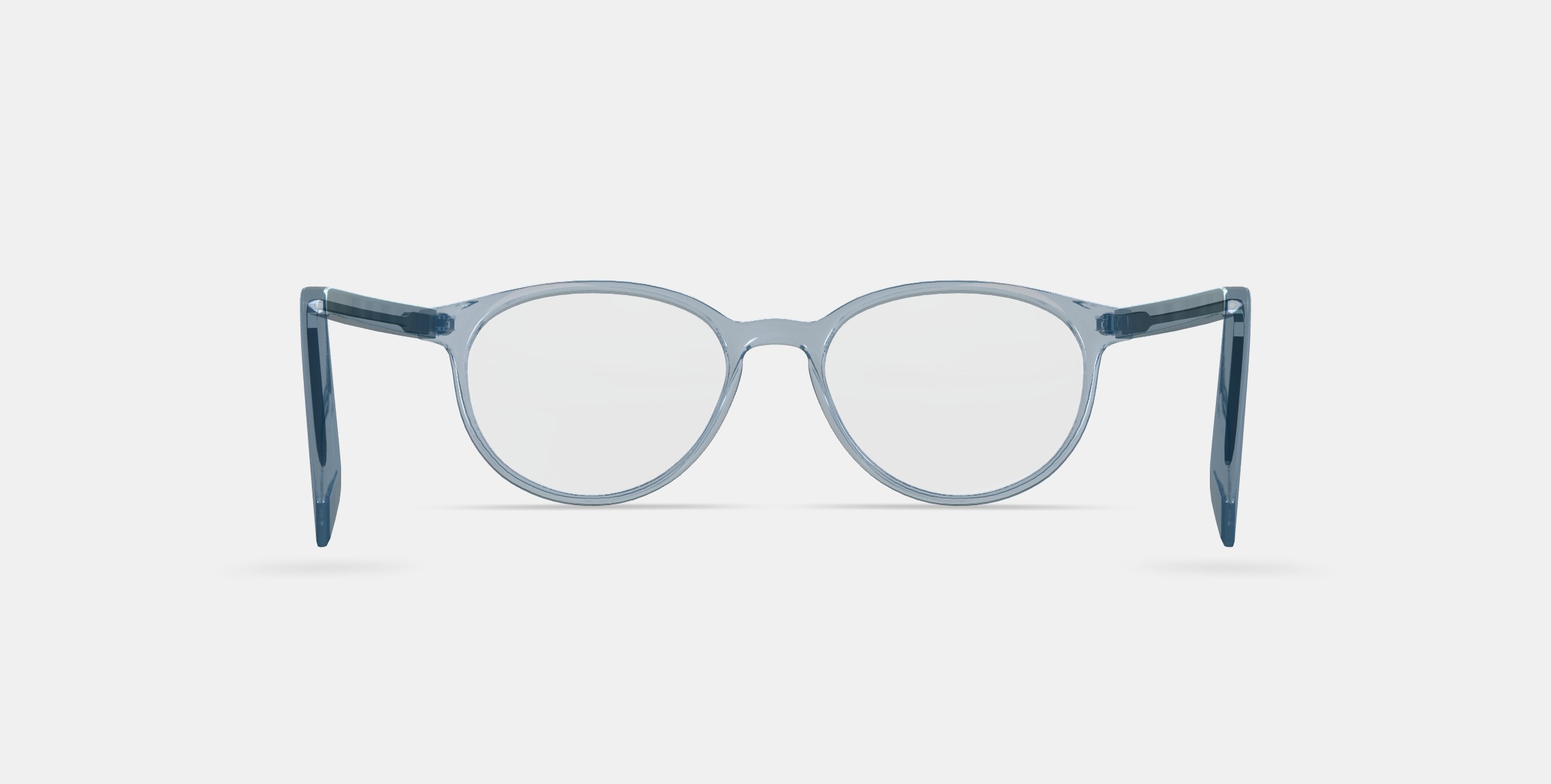 Watts Eyeglasses in Pacific Crystal 3D model_15