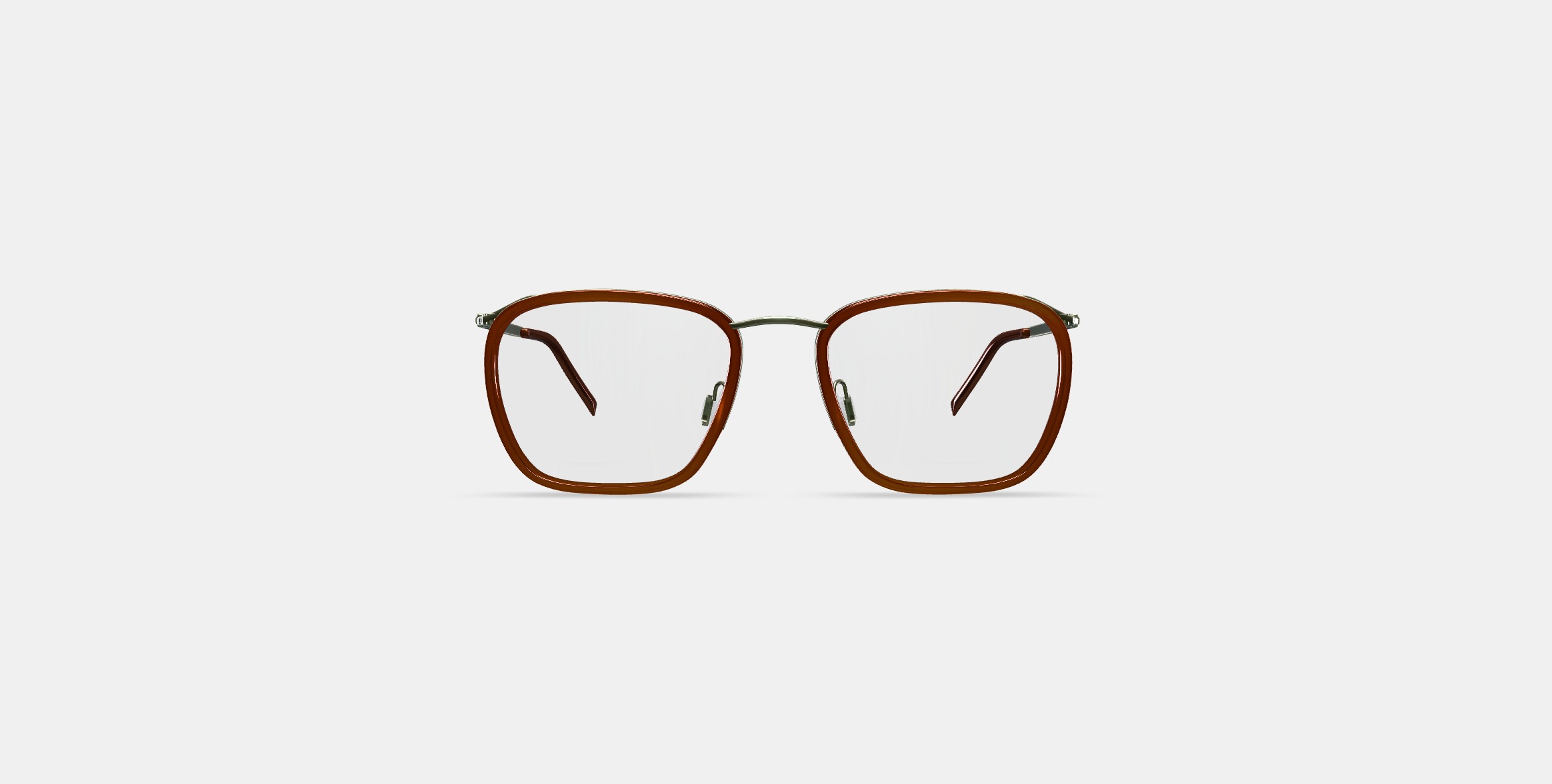 Callen Eyeglasses in Cacao Crystal with Riesling 3D model_10